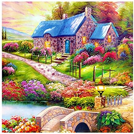 Peinture Diamant Kit De Par Numu00e9ro, Voiture De Bus Rouge 30X40Cm 5D Diy Diamond Painting Kits Painting Diamant