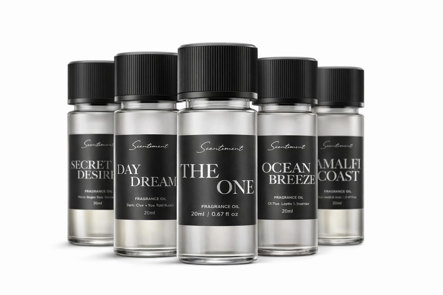 Hotel Diffuser | Inspired by Elite Five Star & Luxury Hotel Scents | Aromatherapy Oils with Notes of Cardamom, Tuscan Leather, and Sandalwood (20ml, Top 5 Scents)