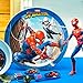 Zak Designs 5-Piece Dinnerware Set, Marvel Spider-Man - Durable Plastic & Stainless Steel - Includes Tumbler, 8-Inch Plate, 6-Inch Bowl, Fork & Spoon - Suitable for Kids Ages 3+