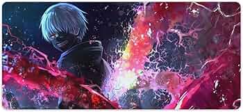 Amazon.co.jp: 大型 マウスパッド 東京喰種 金木研 ゲーミングマウス