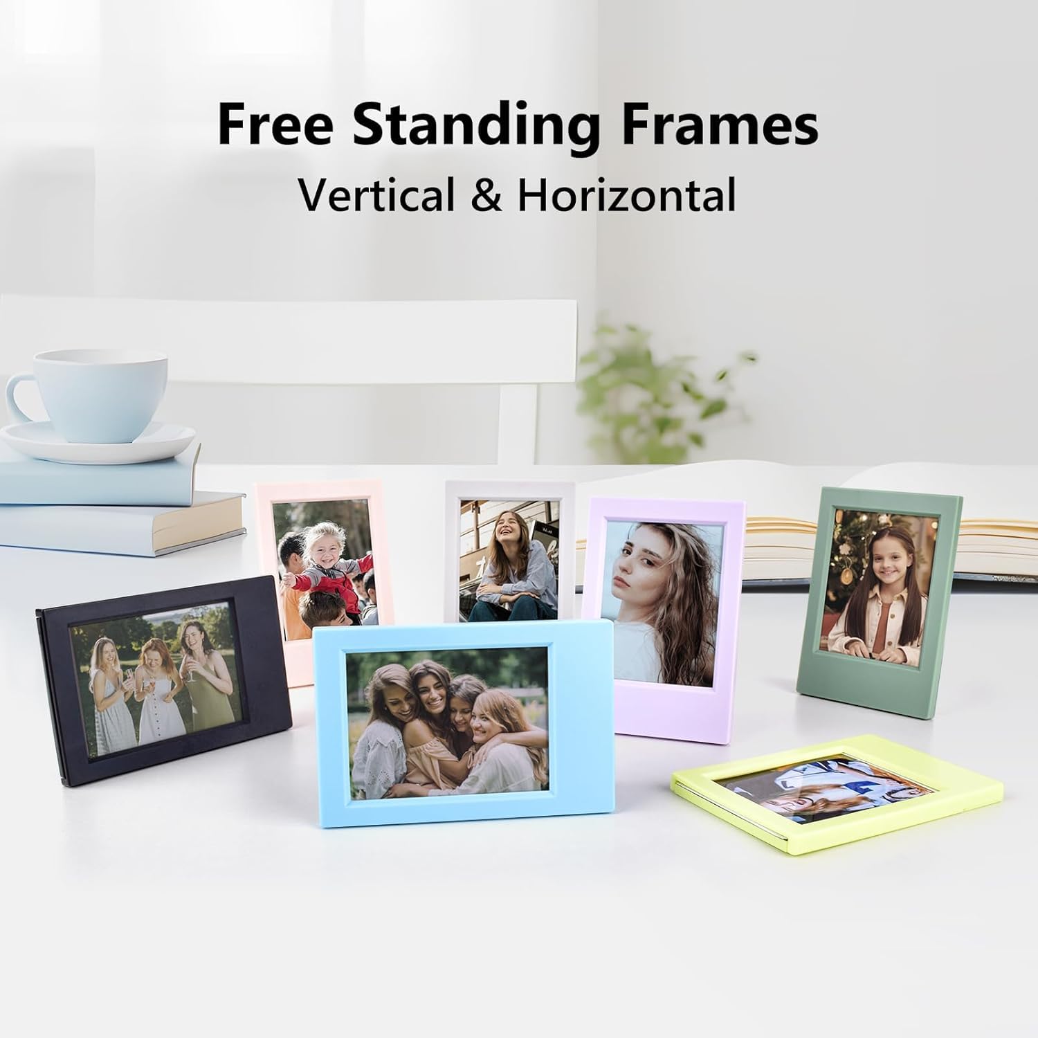 14 confezioni di 2x3 mini cornice portafoto per Instax Mini EVO/12/11/Liplay/SE/Link 3/41/40/99/90/7+ fotocamera a pellicola, supporto da scrivania piccolo con cornice portafoto con pellicola