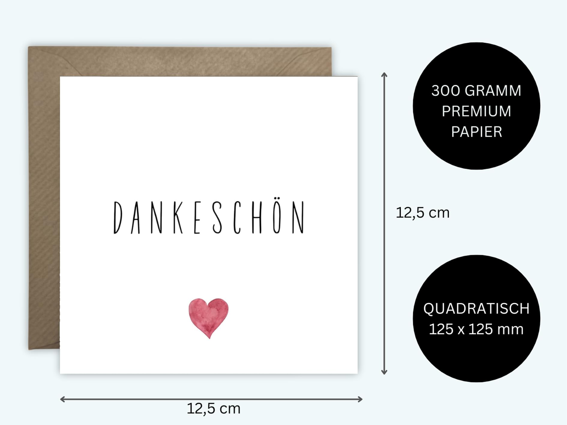 Danke Karten Mit Umschlag Grou00dfe Dankeskarte XXL (A4) Als  Dankeschu00f6n/Vielen Dank, Bluenstrauu00df Rosa/it Uschlag/Edle  Danksagungskarten Trauer, image size:1890x1417