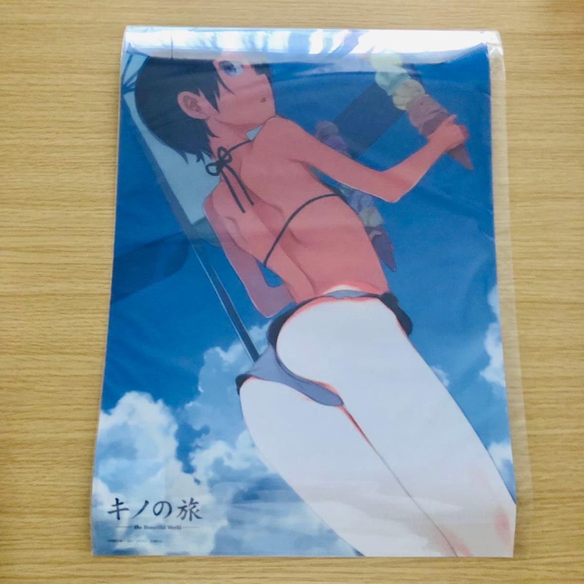 キノの旅 原画　水着　透け　くじ引き堂　オンラインくじ　クリアポスター　セット Amazon.co.jp: キノの旅 オンラインくじ A3クリアポスター 水着 着替え