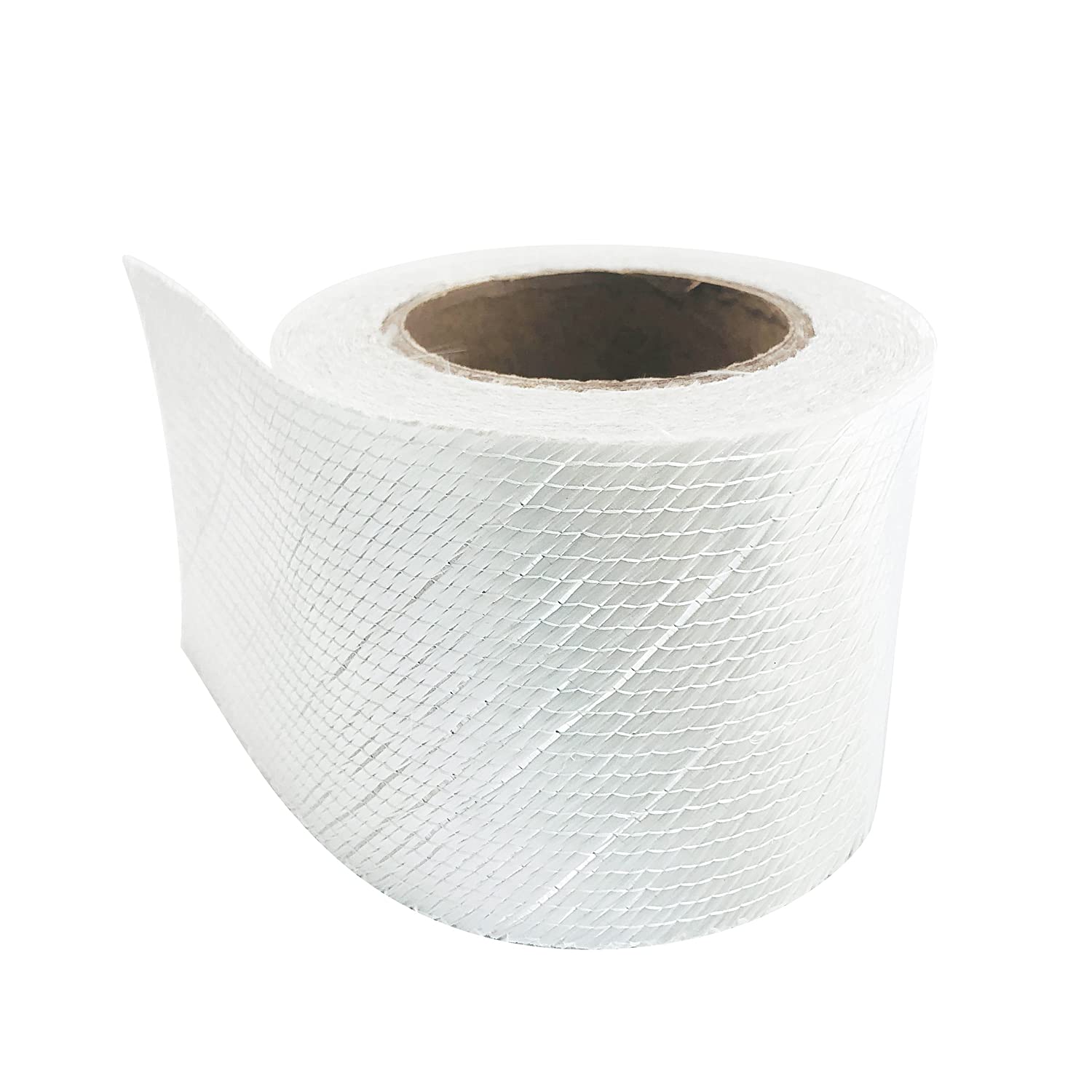 Cinta de tela de fibra de vidrio 1708 | 4 pulgadas de ancho por 10 yardas (fibra de vidrio 1708)