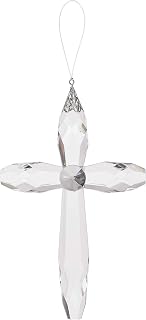 Hanging Clear Cross (7 )