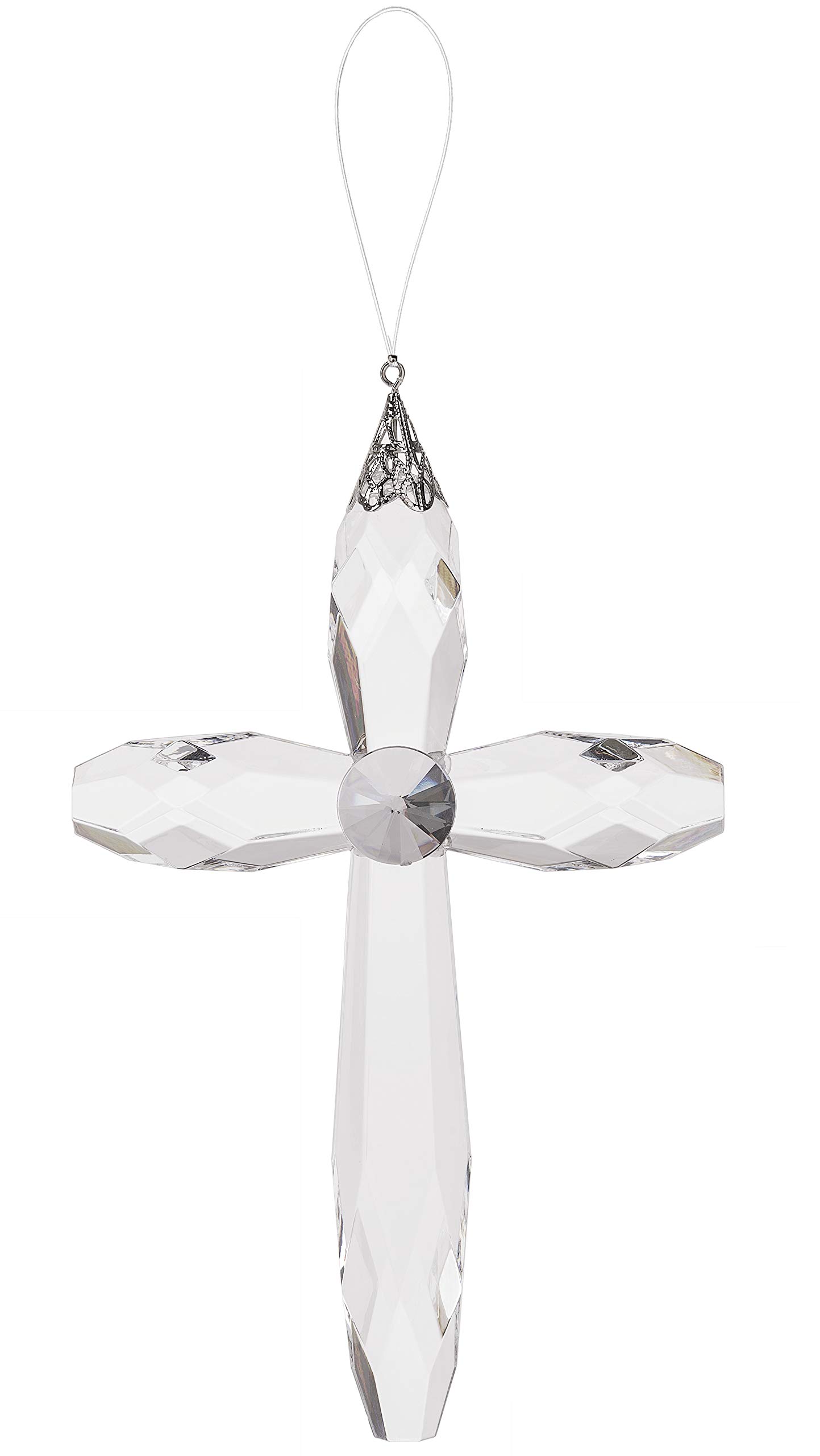 Hanging Clear Cross (7 )