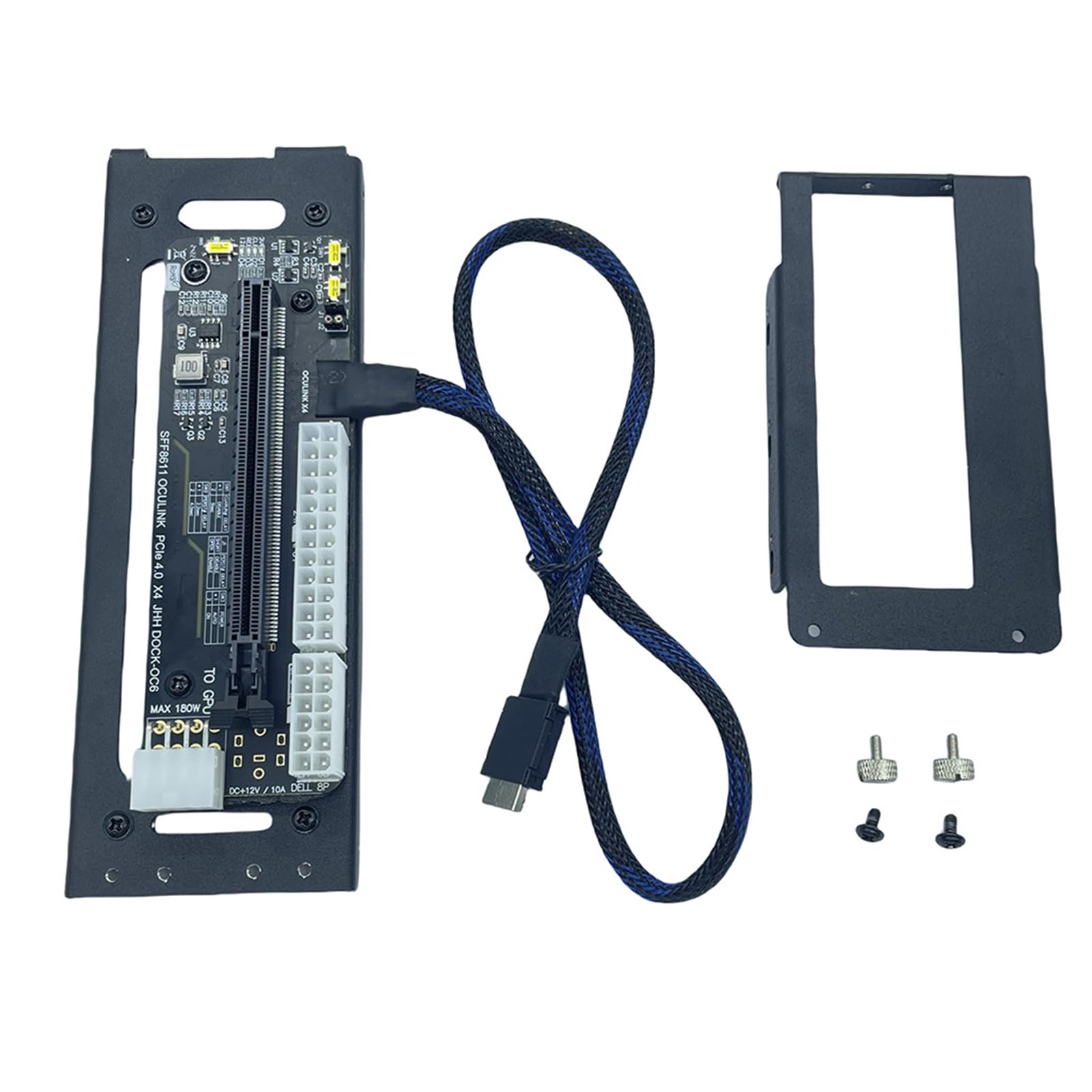 NVME Carte graphique externe GPU Dock Carte d'extension PCIE 4.0x4 Support EGPU pour ordinateur portable avec graphiques externes 64 Go