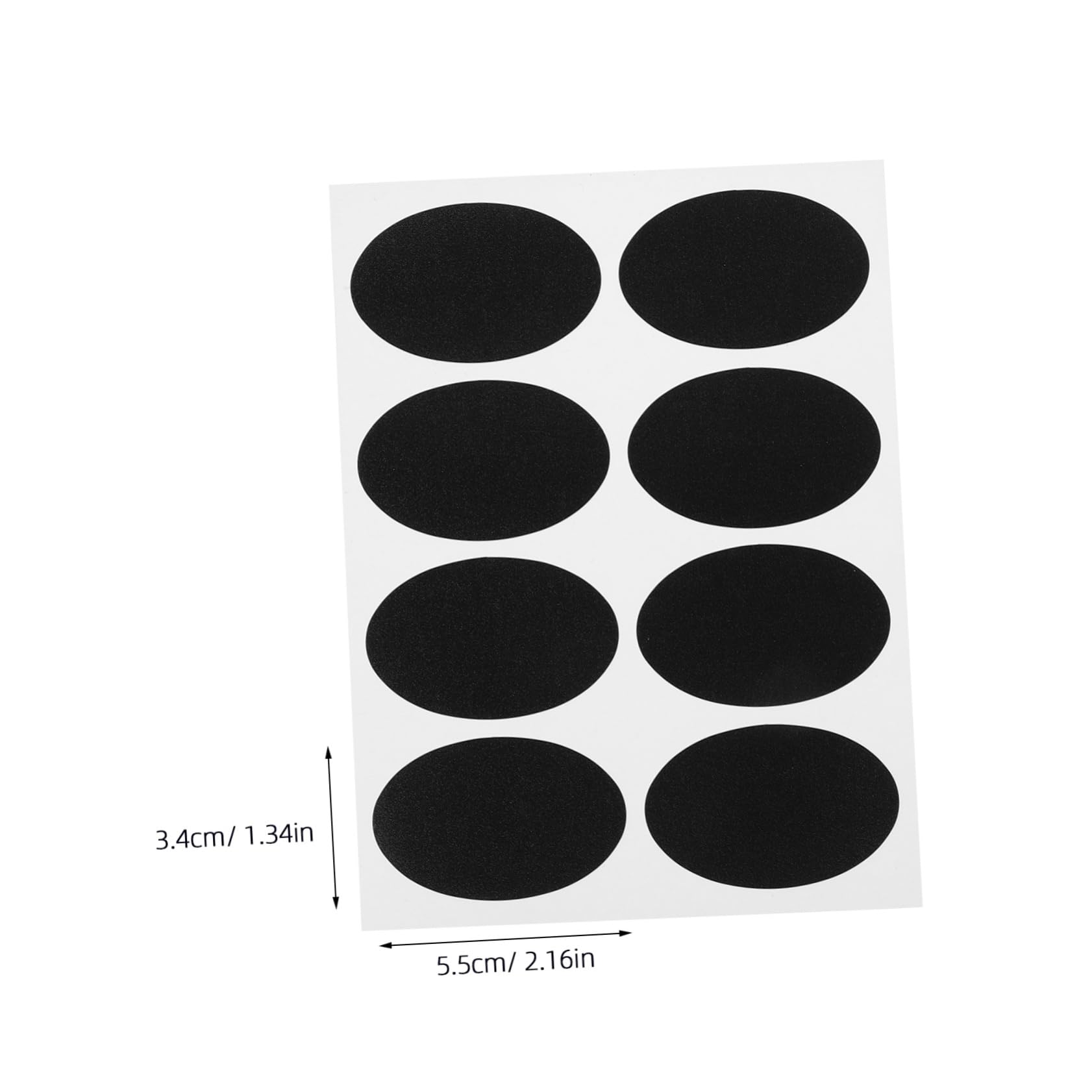 DOITOOL Self-Adhesive Seasoning Bottle Labels 20 Sheets Oval Stickers Kitchen Organization Label Stickers for Containers