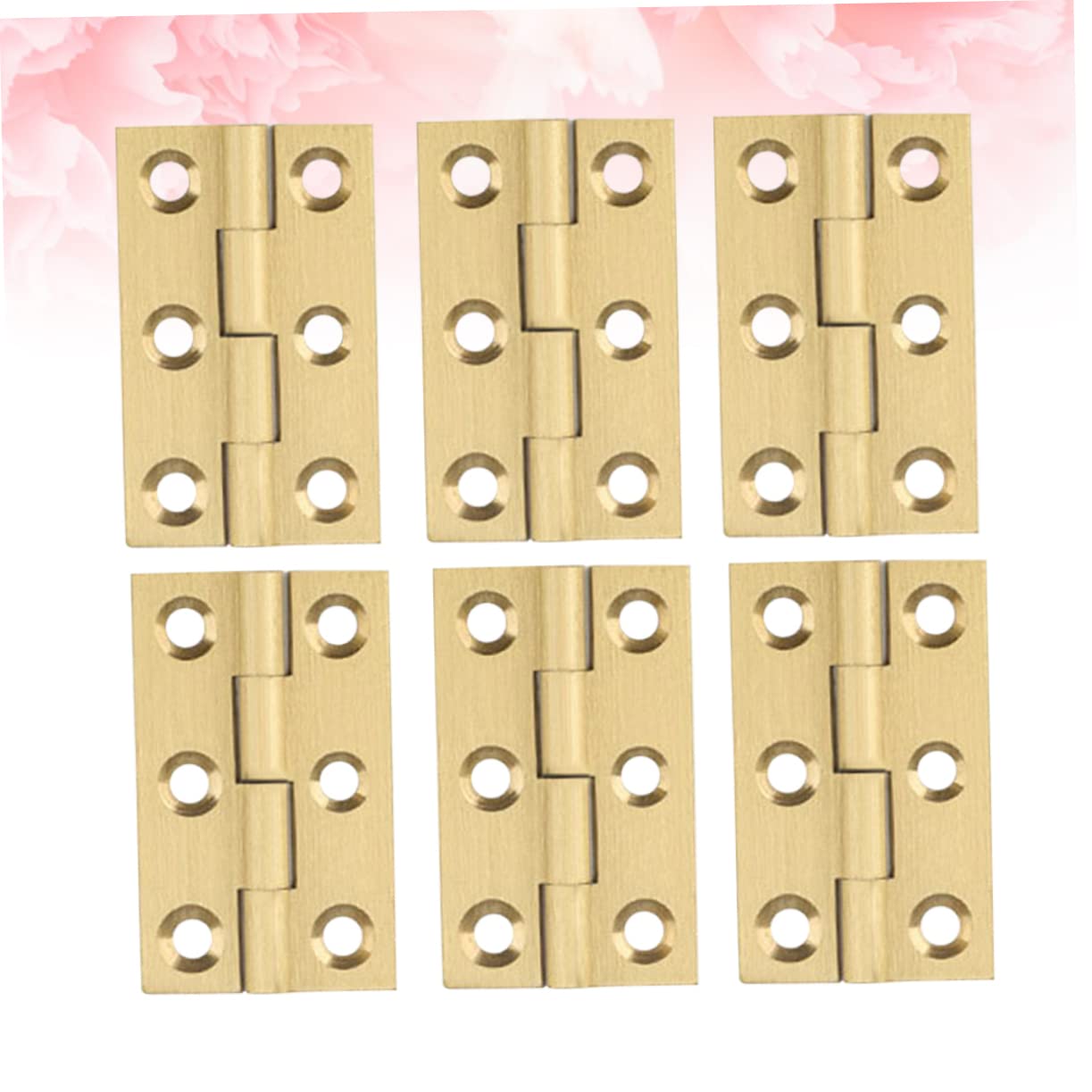 DOITOOL 18pezzi Cerniere Rame Per Porta Da Cerniere Mute Per Mobili e Scatole Porta Gioielli Design Vintage e Resistente Alla Chiusura e Silenziosa
