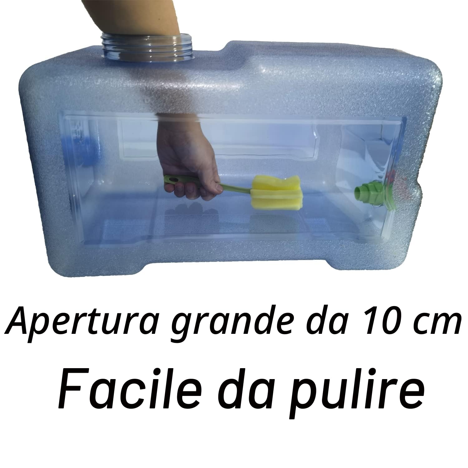 Tanica per Acqua con Rubinetti, 5~22L Tanica Acqua in Plastica, Tanica per Acqua da Campeggio, Serbatoio Acqua Campeggio per Cucina, Camper, furgoni, Camion, Campeggio, Scuola