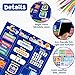 42 PCS-My First Daily Magnetic Calendar for Kids Learning-Weather, Date,Month,Day,Seasons,Days of the Week Toddler Calendar-Preschool Classroom Calendar for Wall-16.9x12.6 in with Easy Hang Loop(Blue)