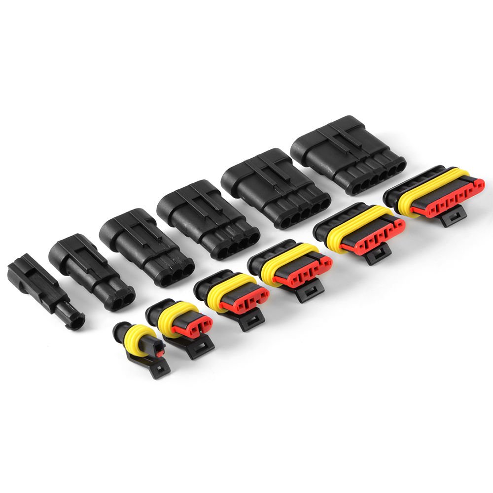 Kit Connettori Auto Impermeabili EROOSY 622 Pezzi - Per Cavi 1-6 Pin Con Fusibili - Per Auto, Moto, Barche - 23-16AWG - Facili Da Installare - Foto 9