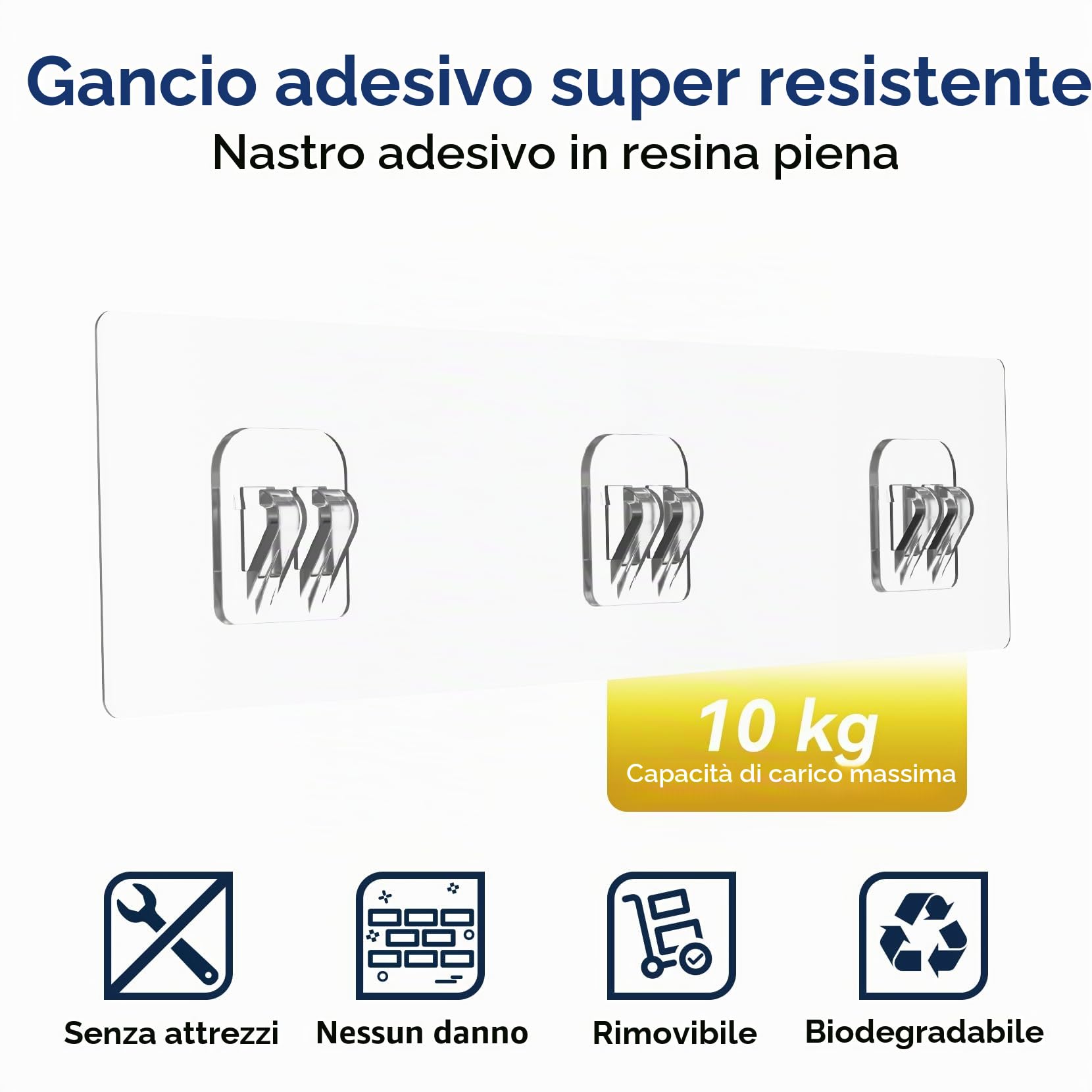 YASONIC Mensole Doccia Mensole Bagno - Bianco