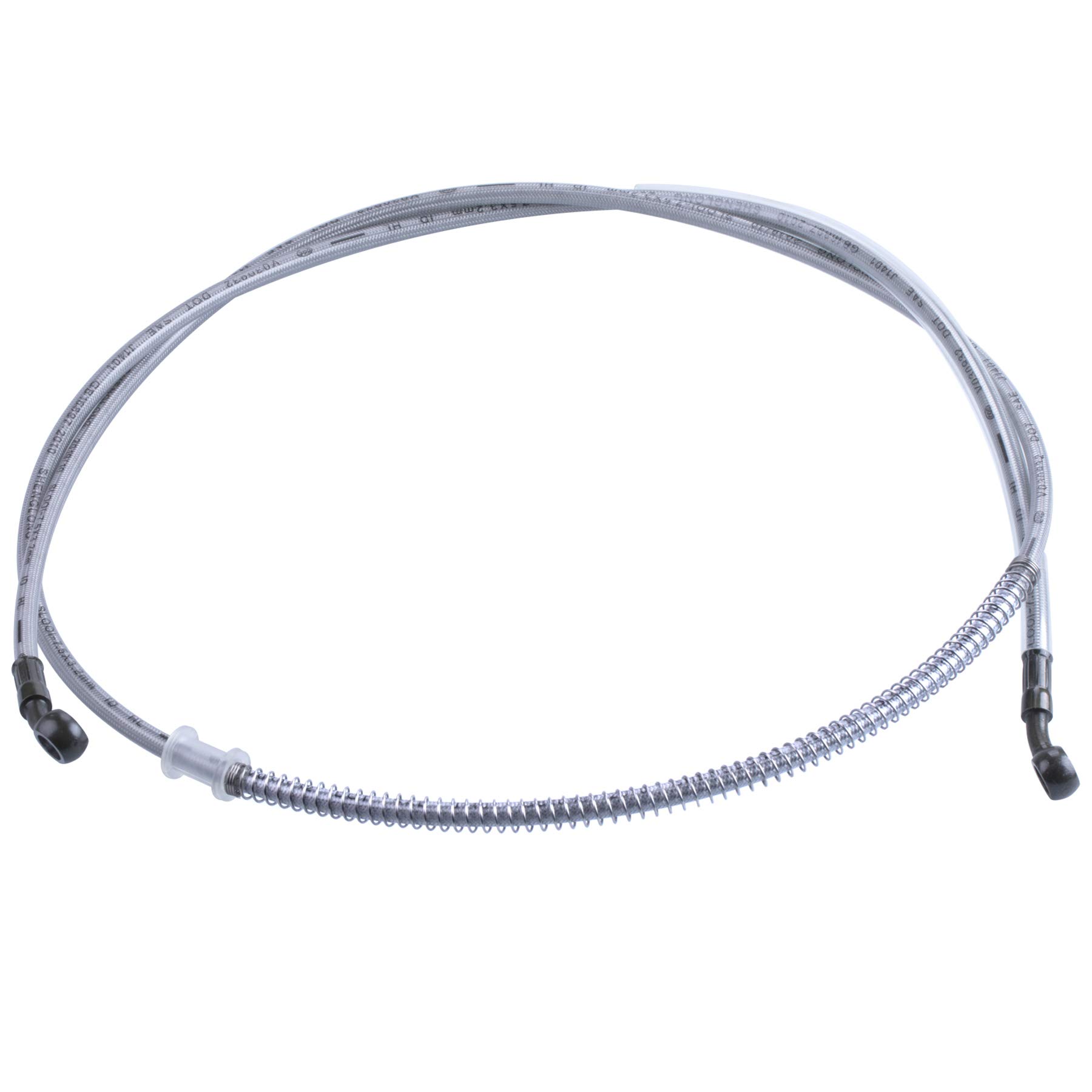 MWMNUN 70" Braided Hydraulic Brake Hose Line Pipeline For Chinese GY6 Scooter ATV Dirt Bike Go Kart 10mm Banjo Ends 178CM