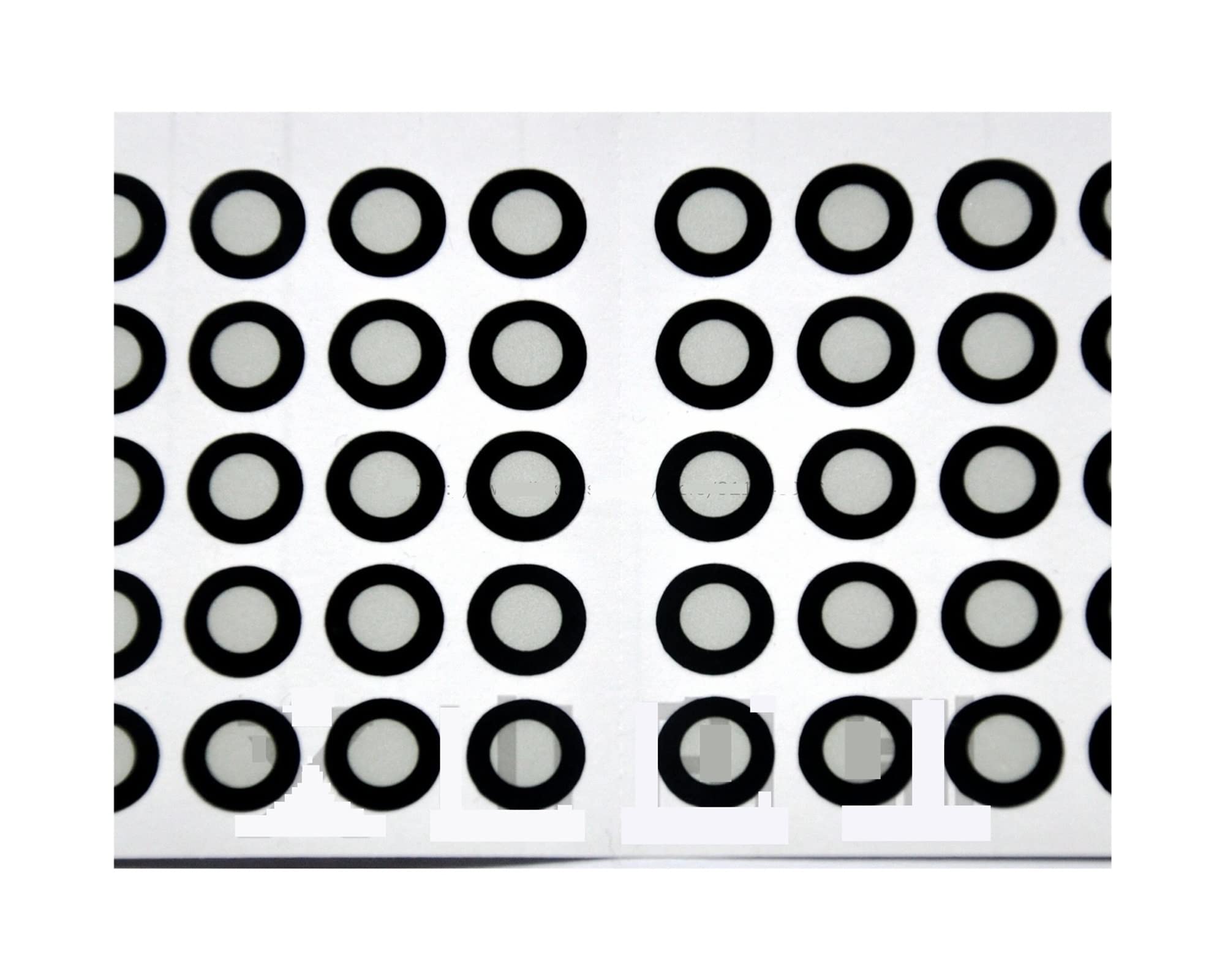 2000 Stück 3D-Scanner Markierungspunkte - Reflektierend, 6mm Innen & 10mm Außen