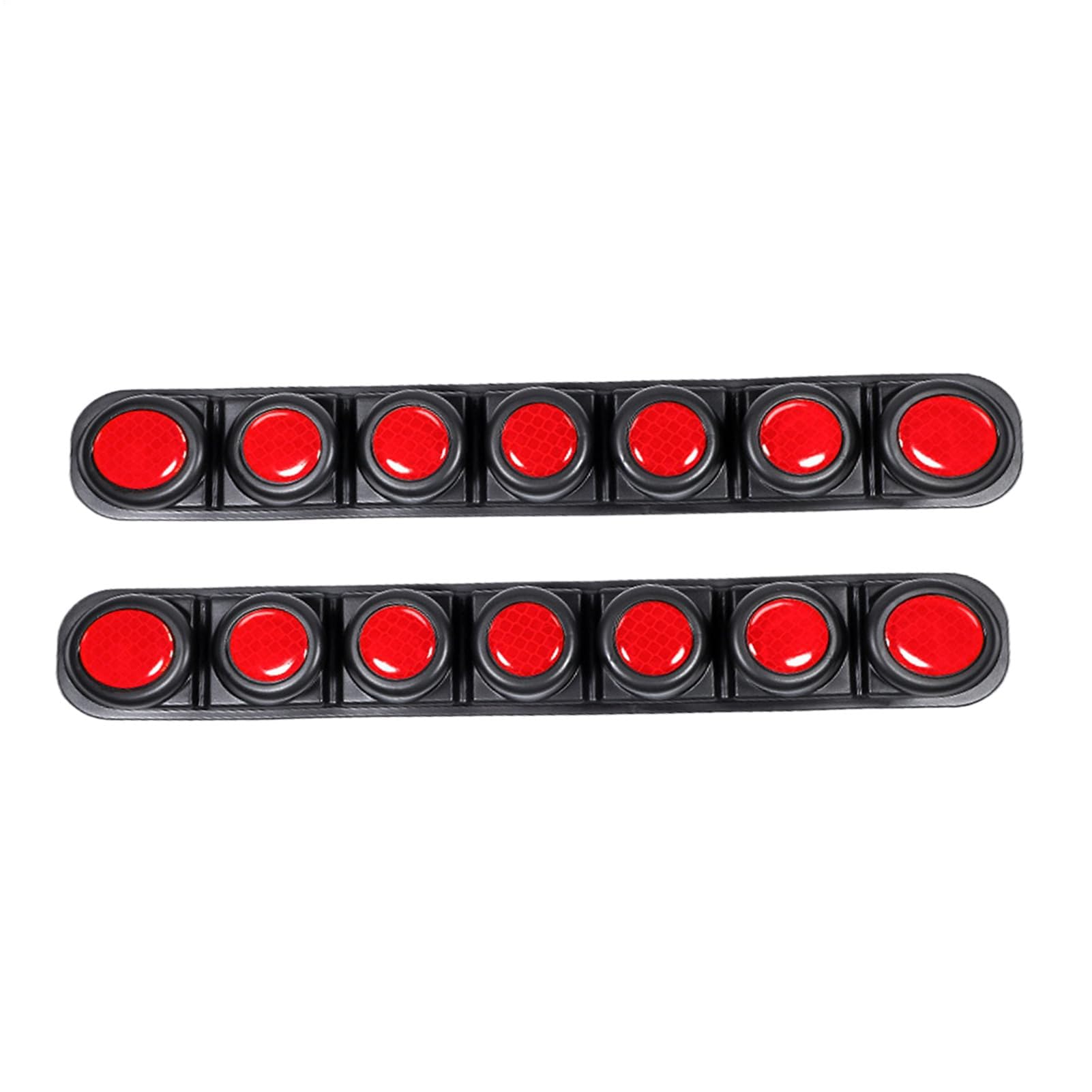 XINHONGJIMAOYI 2 Pack Reflective Folding Bumper Strips for BMW 2er U06 Active Tourer 2022, Waterproof Impact Resistant Car Door Edge Guard Anti-Collision Scratch Protector,Red