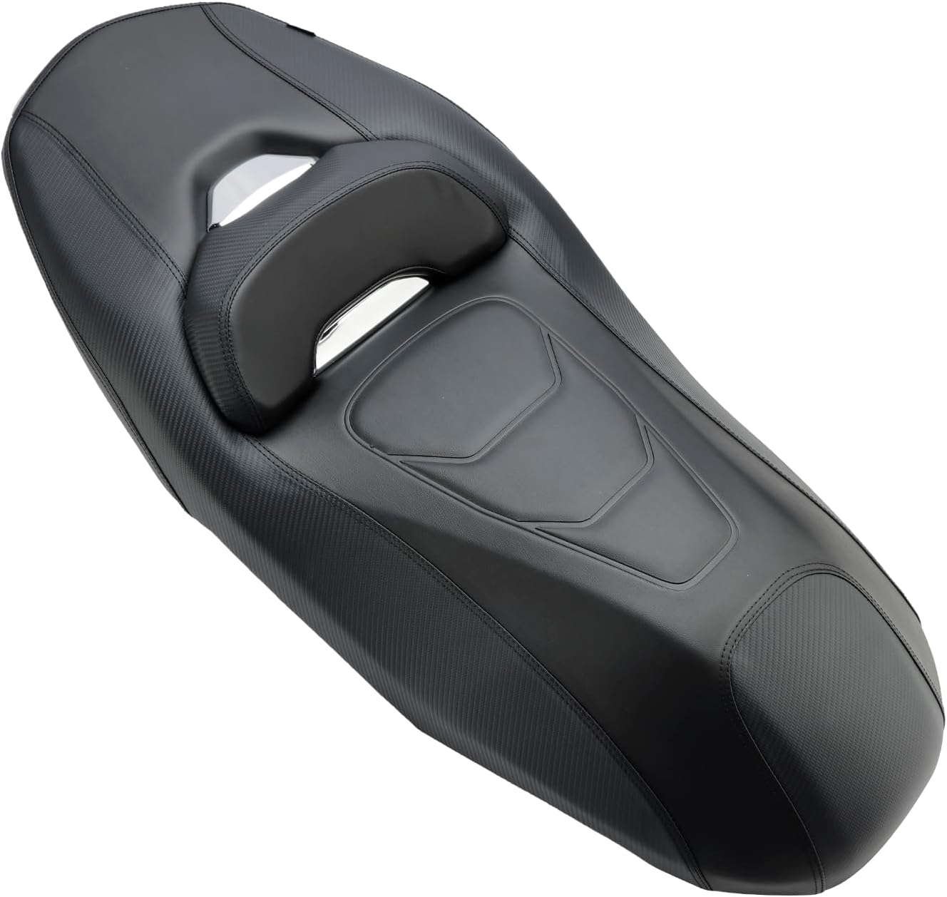 Rider Passenger Seat Front Rear Cushion Black for YAMAHA X-MAX 300 2023-2024