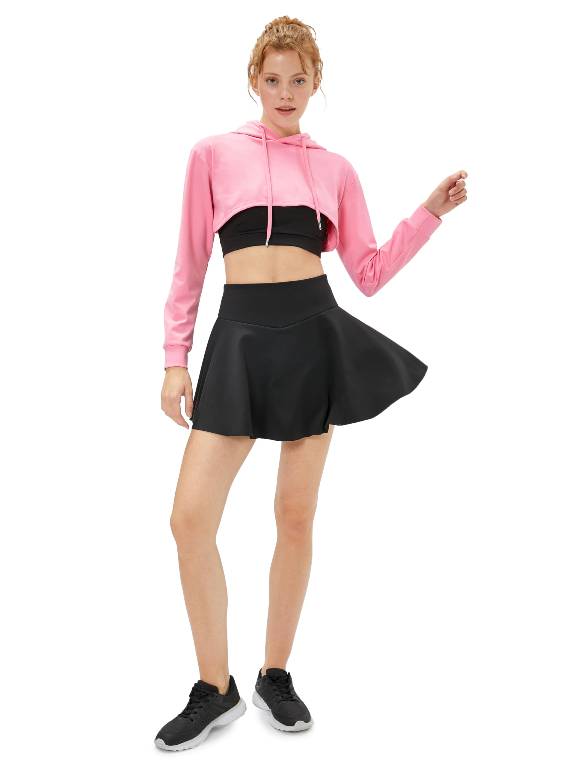 Koton Damen Mini Tennis Skort Shorts