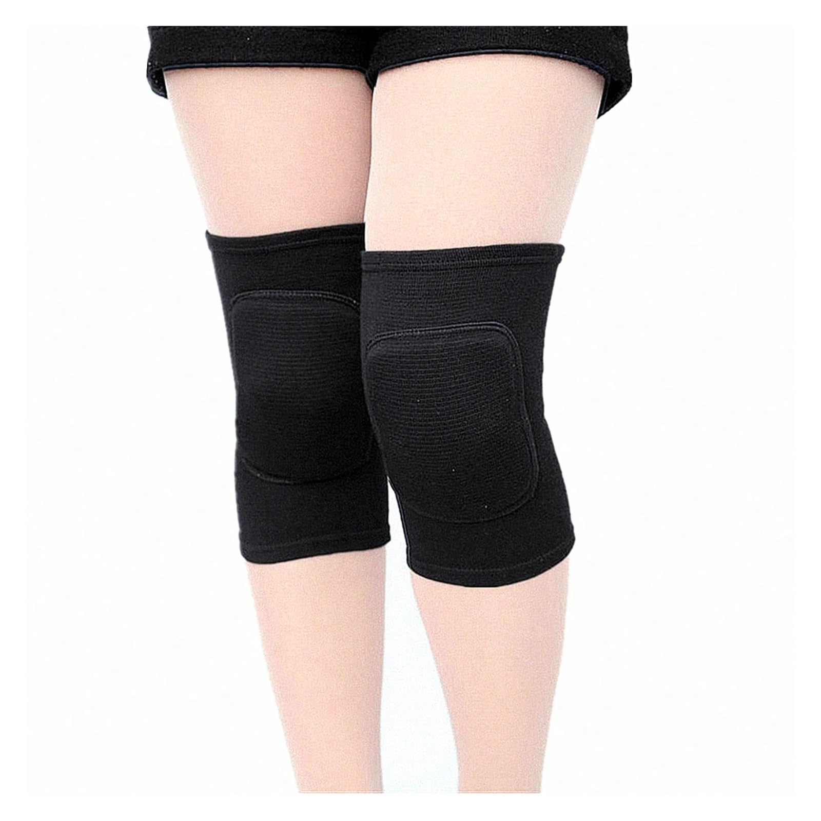 MRKU Genouillères de Sport antidérapantes, Support Chauffant pour la Danse, Le Volley-Ball, Le Tennis et l'entraînement.