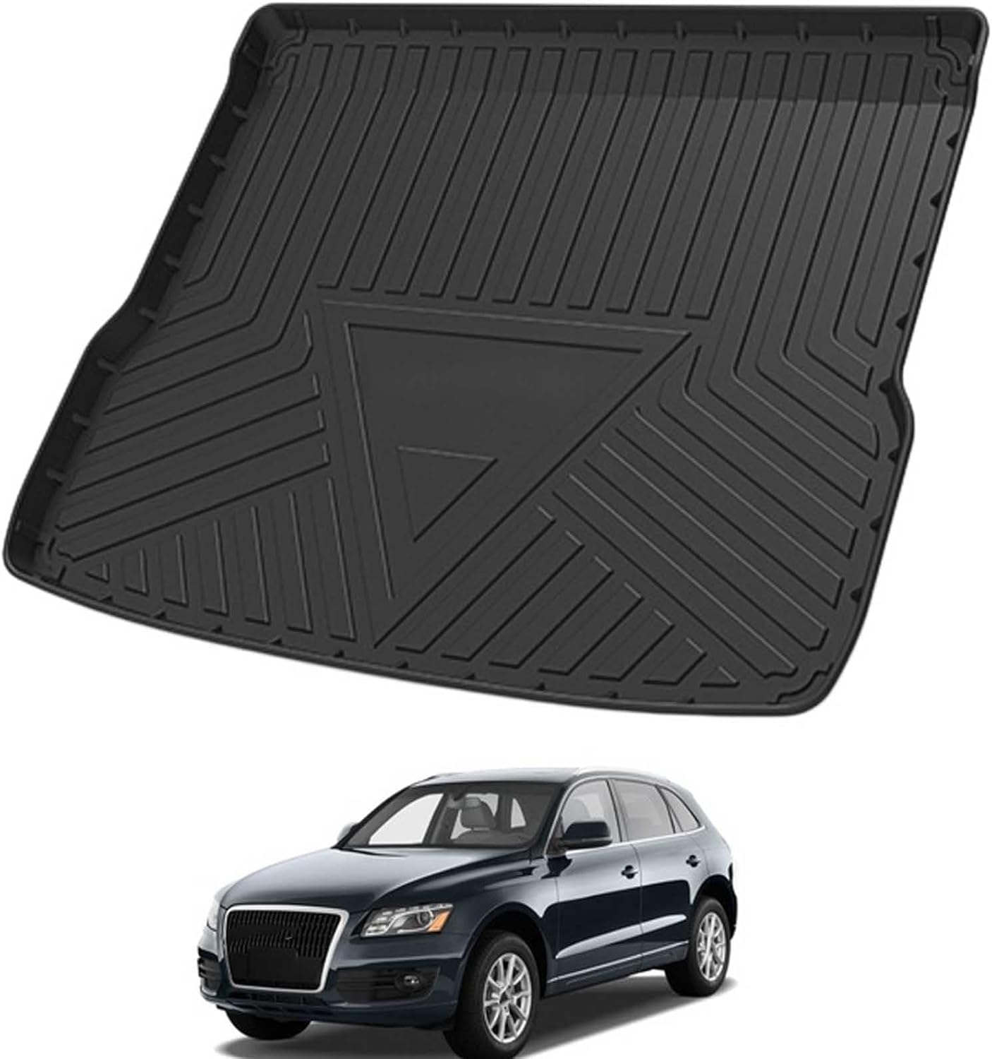 PLAKDFUU Bootmat for Audi Q5 Petrol 2010-2020 easyclean protector