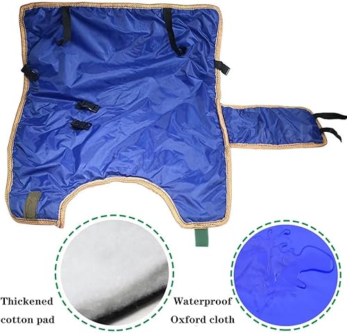 Miniatura 2 de Manta de pantorrilla, ropa cálida para terneros de vaca, abrigo protector de pantorrillas, chaleco para mantener la vaca cálida, gruesa, resistente