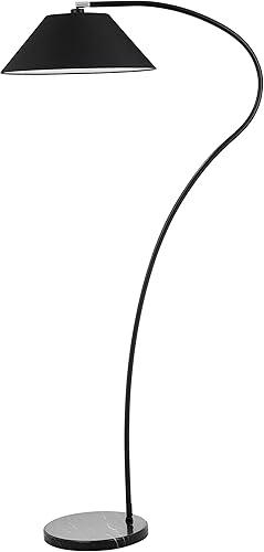 Miniatura 2 de SAFAVIEH Lighting Collection Lumi Mid-Century - Lámpara de pie de arco de pie estilo retro escandinavo de 69 pulgadas, para sala de estar,