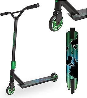 Schildkröt Stunt Untwist Scooter, Various Designs Available, Quality Stunt Scooter with Aluminium Rim, 100 mm PU Wheels for Great Tricks and Stunts.