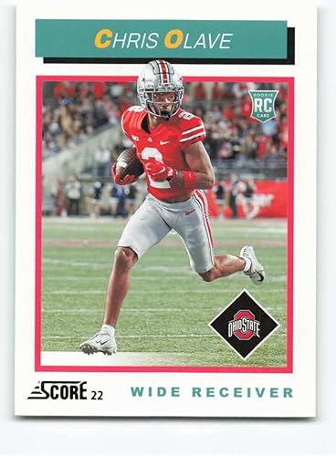2022 Score 1992 Throwback Rookie #10 Chris Olave NM-MT Ohio State Buckeyes Football NFL