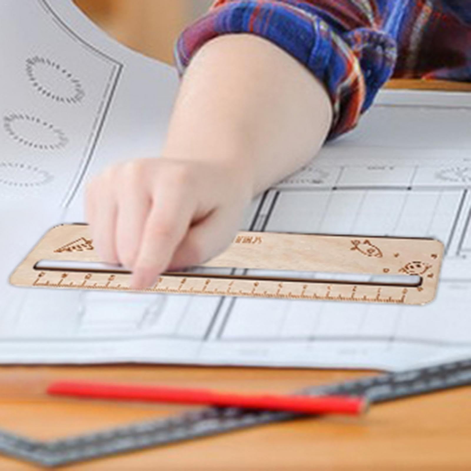 Righello Legno Per Bambini Con Guida Alla Lettura - Strumento Didattico Per Dislessia E Apprendimento - Foto 11