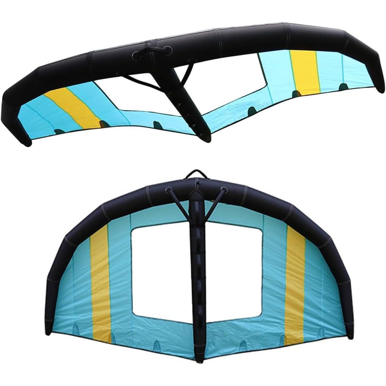 Aile De Planche à Voile Portative, Ailes Gonflables De Kitesurf En Aluminium Avec Fenêtre, Planche De Surf Gonflable Kitesurf Planche à Voile Pour Adulte Débutant Jouet De Jeu D'eau De Neige,5㎡