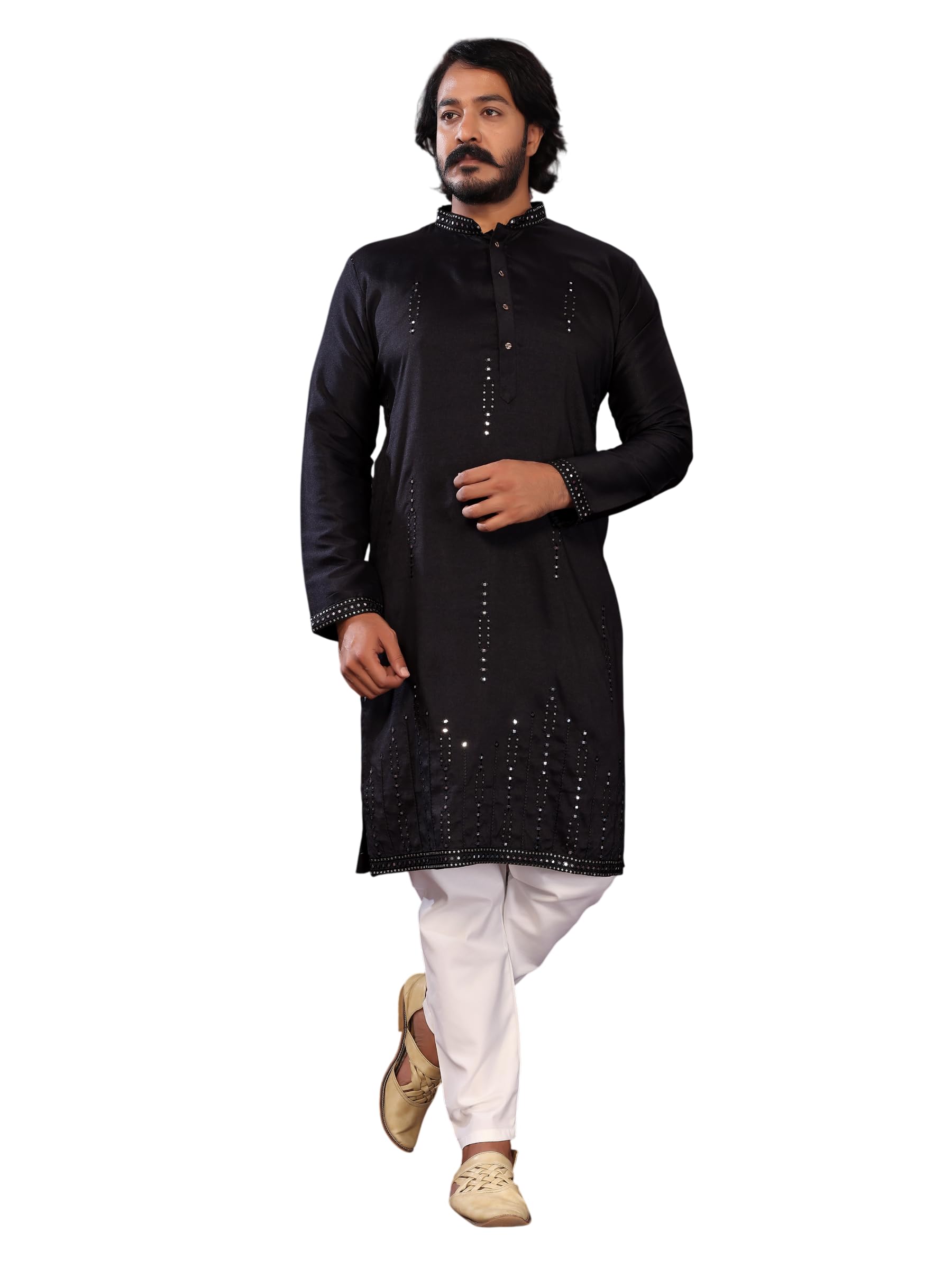 TANRAA Embroidery Designer Men's Wedding Party Wear