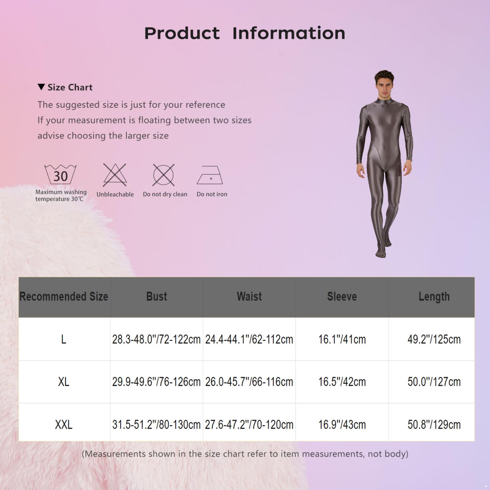 renvena Mono brillante de una pieza para hombre, de nailon, Zentai, yoga, fitness, ropa deportiva