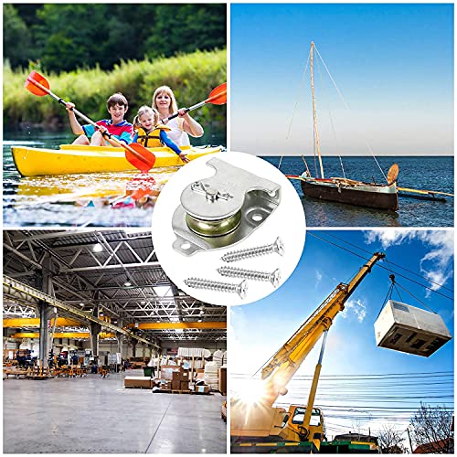 2 Pezzi Set Puleggia Singola, Singola Puleggia