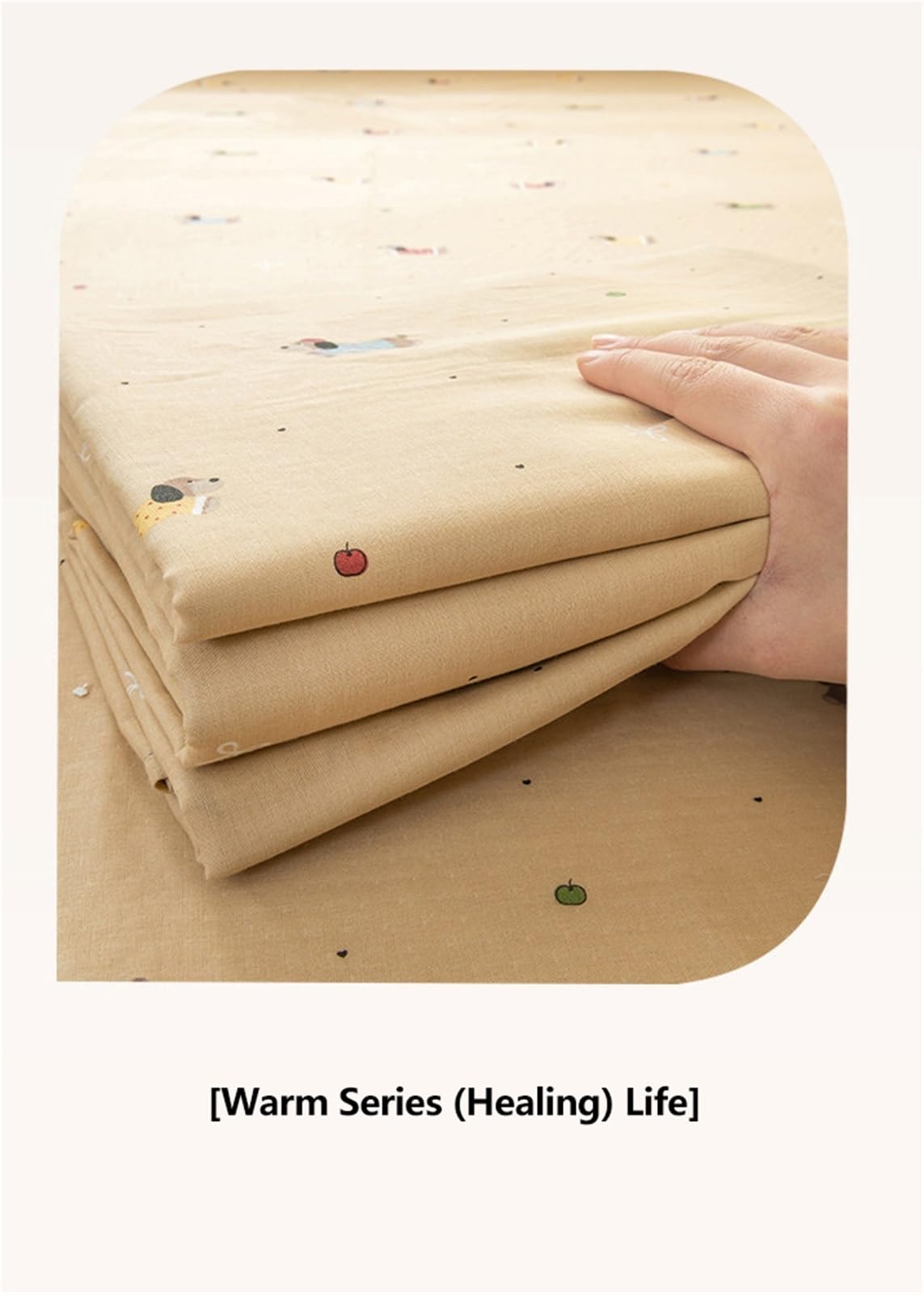 Bettlaken Betttuch Laken Ohne Gummizug 100% Baumwoll Double Gaze Flaches Laken 120/160/200x230cm 245x250/270cm atmungsaktives Sommer Flachbettlaken(Flower B,245x270cm)