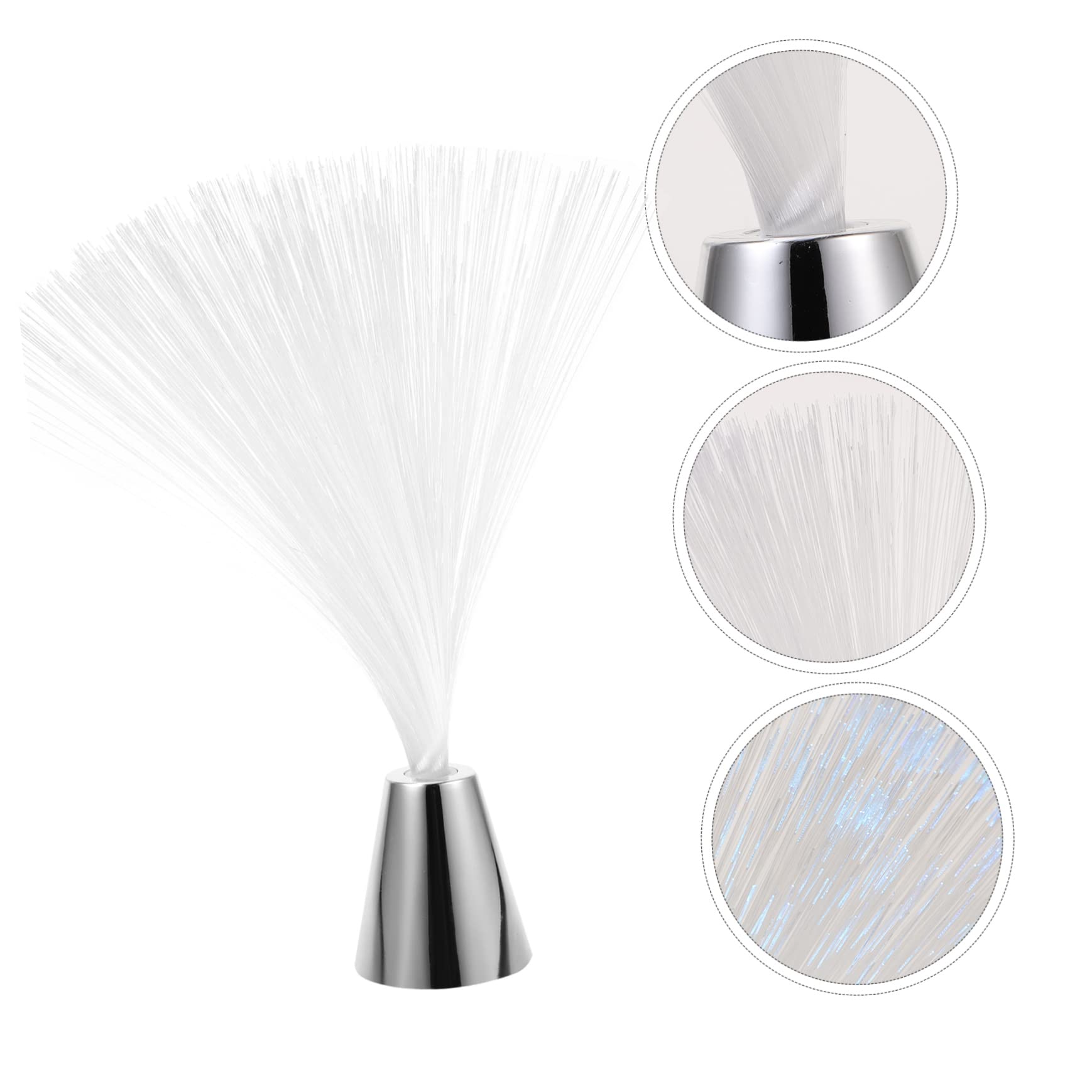 jojofuny Battery Operated Fiber Optic Light Changing Lamp 7 Colors for Wedding Party Christmas Home Office Decoration