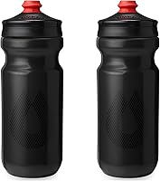 HydraPak Breakaway Surge Lightweight Bike Water Bottle 2-Pack (20oz, 25oz, 30oz) - High Flow Self-Sealing Cycling Squeeze Bottles