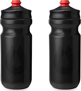 HydraPak Breakaway Surge Lightweight Bike Water Bottle 2-Pack (20oz, 25oz, 30oz) - High Flow Self-Sealing Cycling Squeeze Bottles