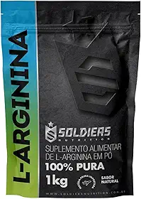 Arginina 1Kg - 100% Pura Importada - Soldiers Nutrition