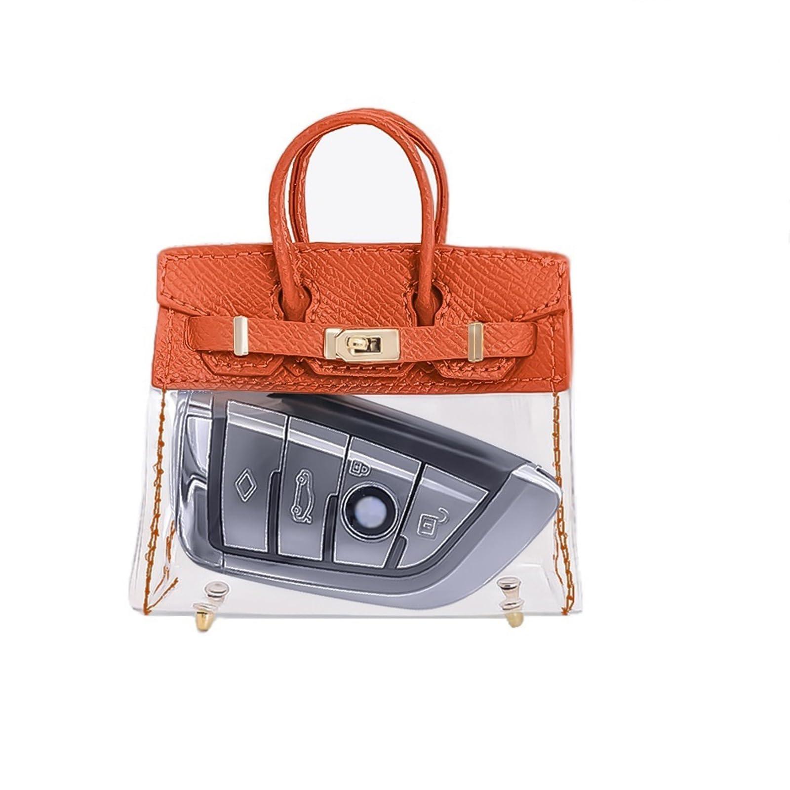 HUIBENYOU Car Keychain Bags Cute and Exquisite Women Keychains Elegant Women Handbag-Like Key Fob Case Small Wallets Universal Key Case Wallet