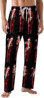Mens Pajama Pants Trump Lounge Pants Sleepwear Loose Unique Warm Bottoms PJs