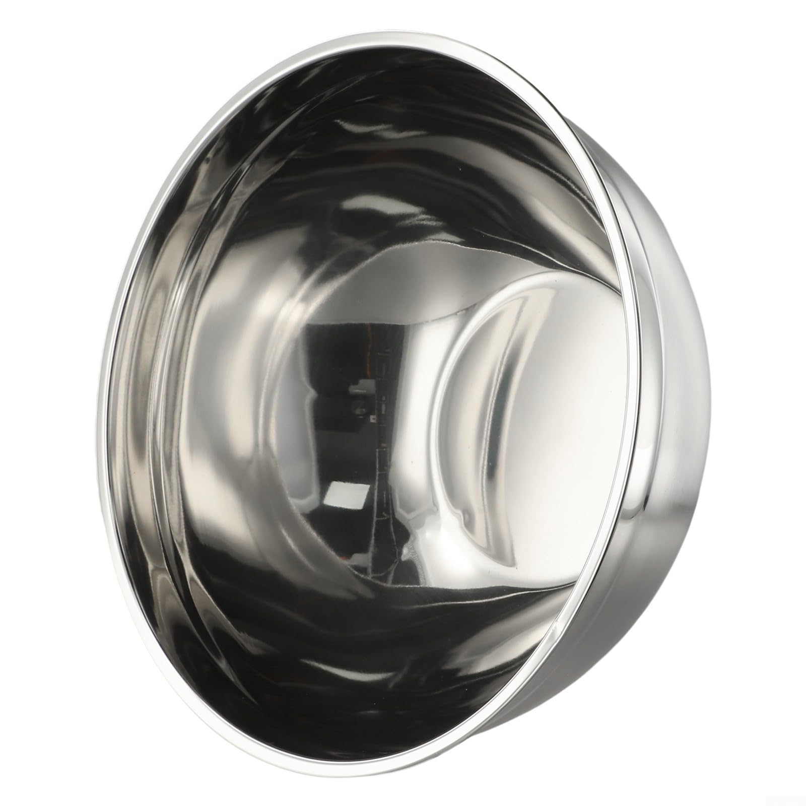 Insalatiera moderna in acciaio inossidabile con coperchio inferiore in silicone, ciotola per mescolare 20 cm/30 cm, per cucinare e cuocere, utensile da cucina antiscivolo (30 cm)