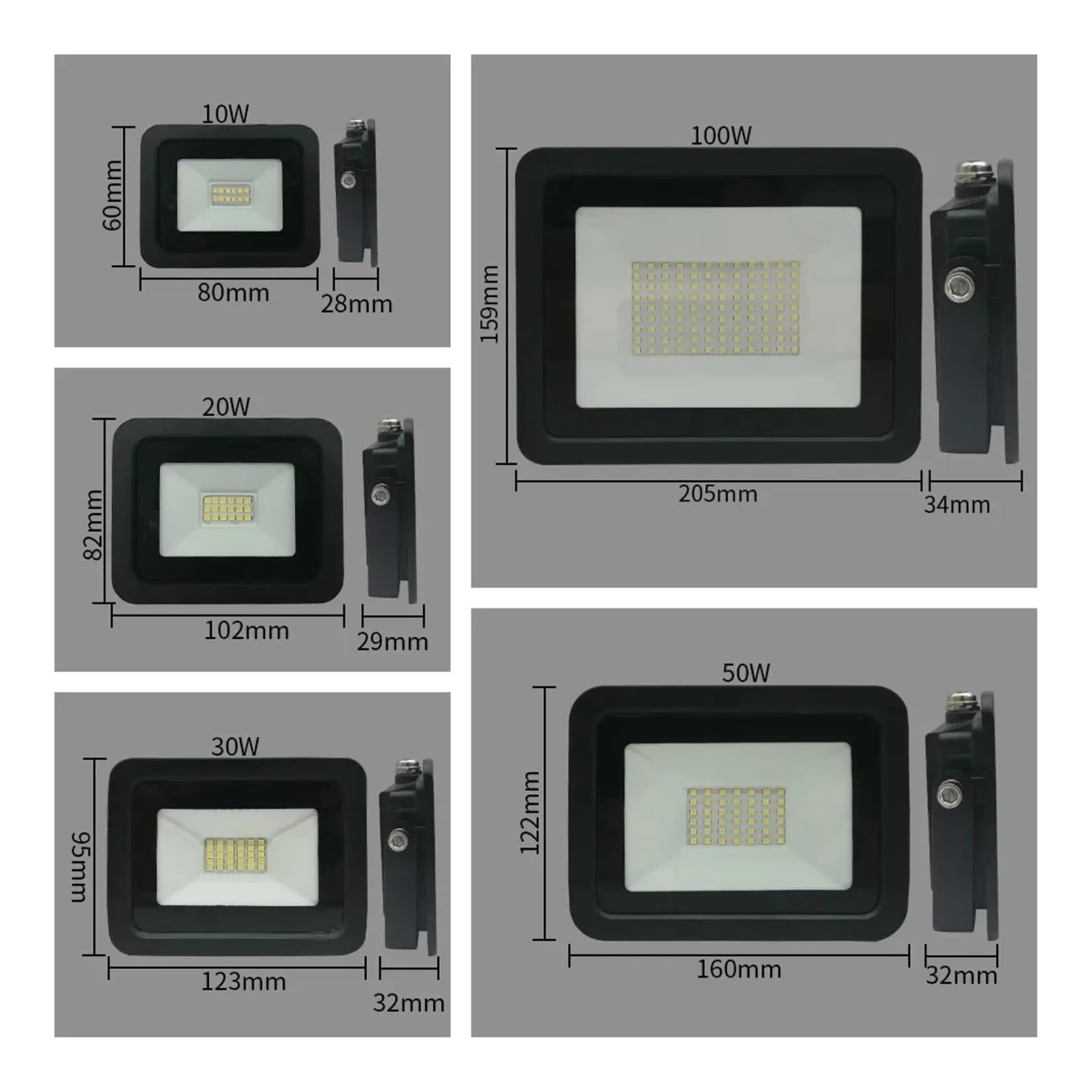 Światło ciekłokrystaliczne Światło halogenowe LED Pir czujnik ruchu 100W zewnętrzny wodoodporny reflektor reflektor światło uliczne kinkiet oświetlenie ogrodowe Super jasne i energooszczędne(50W)