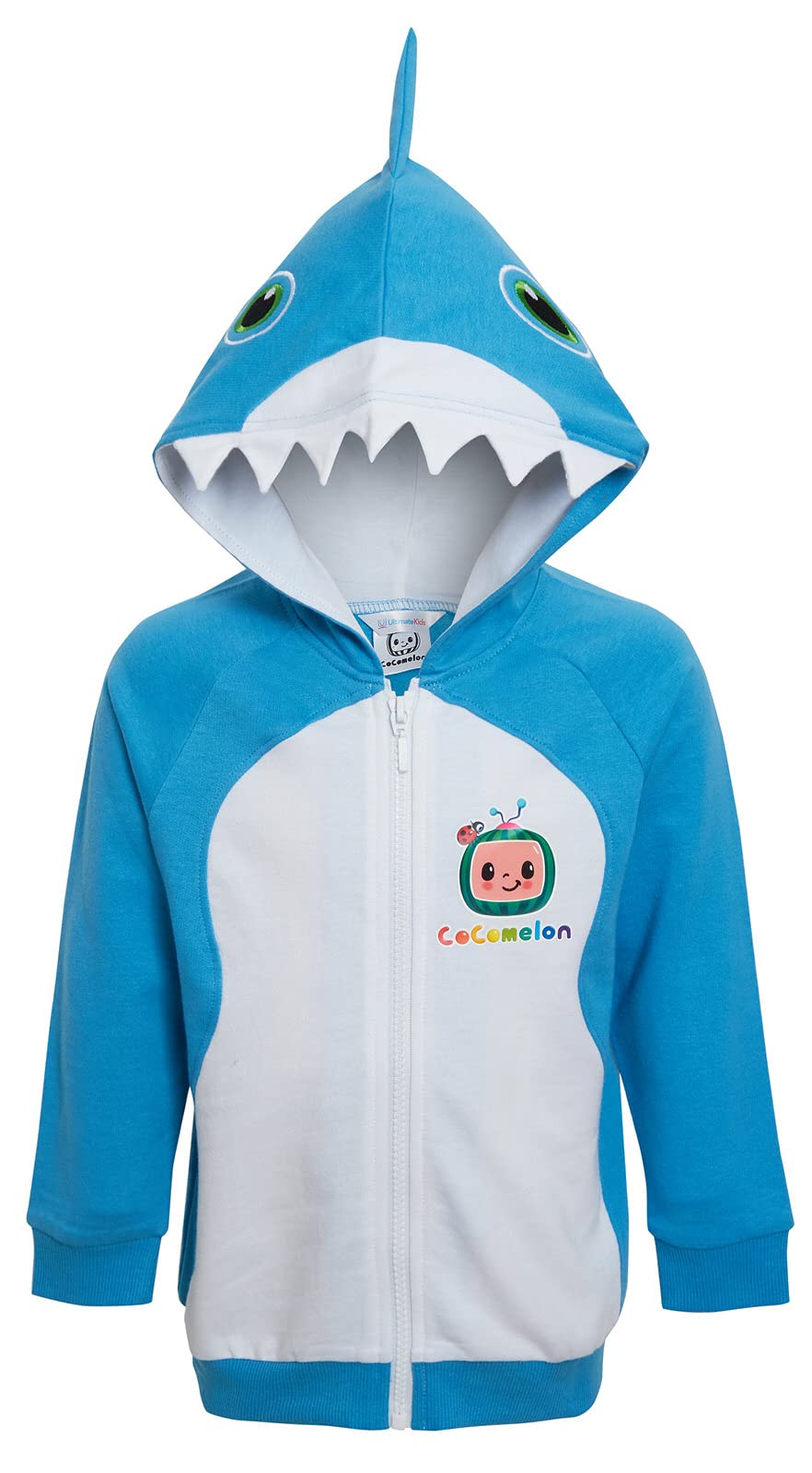 CoComelon Sudadera con Capucha Baby Shark Chaqueta con Capucha Niños Novedad Disfraz Sudadera con Cremallera Infante Suéter Abrigo 3D