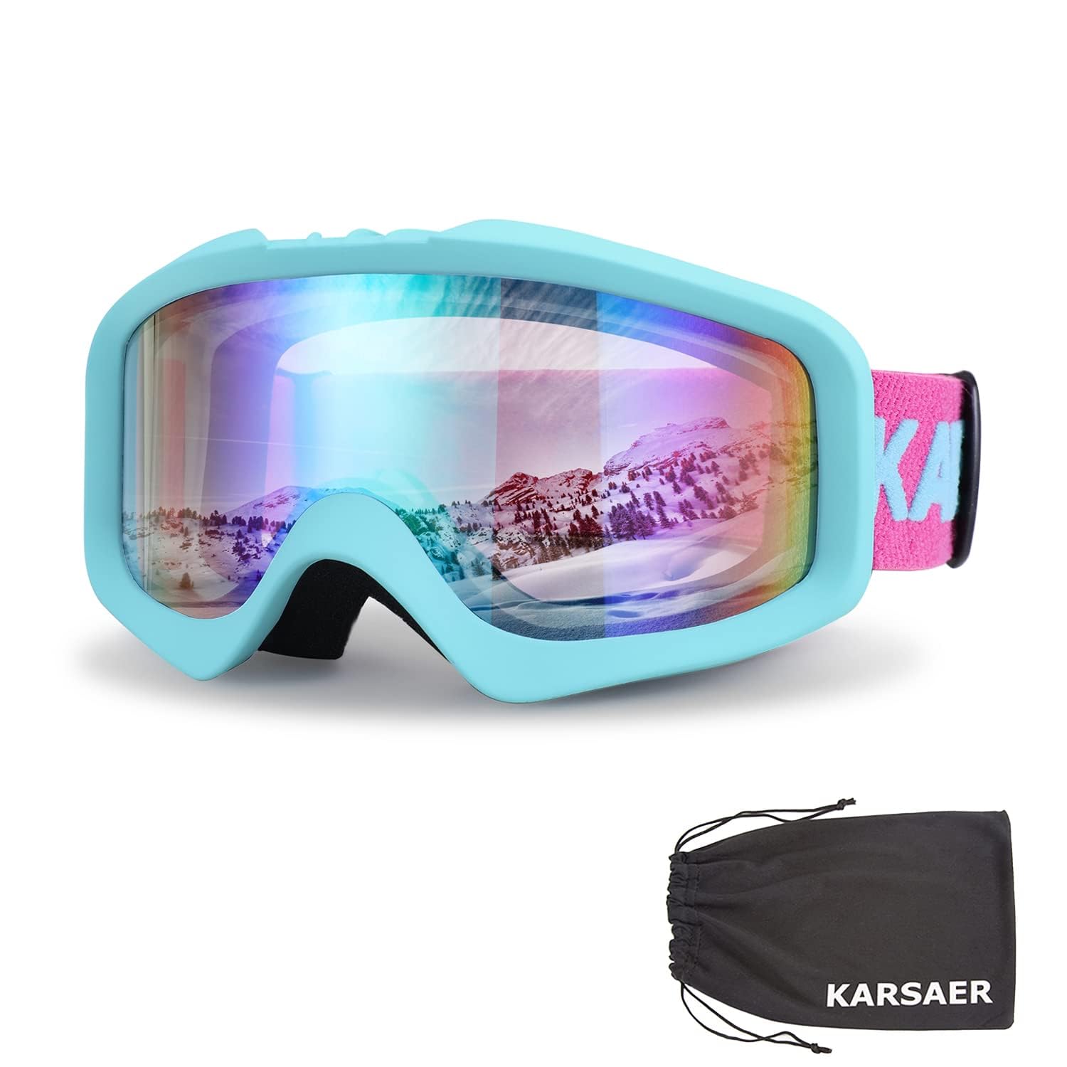 Amazon | [Karsaer] スノーボード スキー ゴーグル レディース 眼鏡