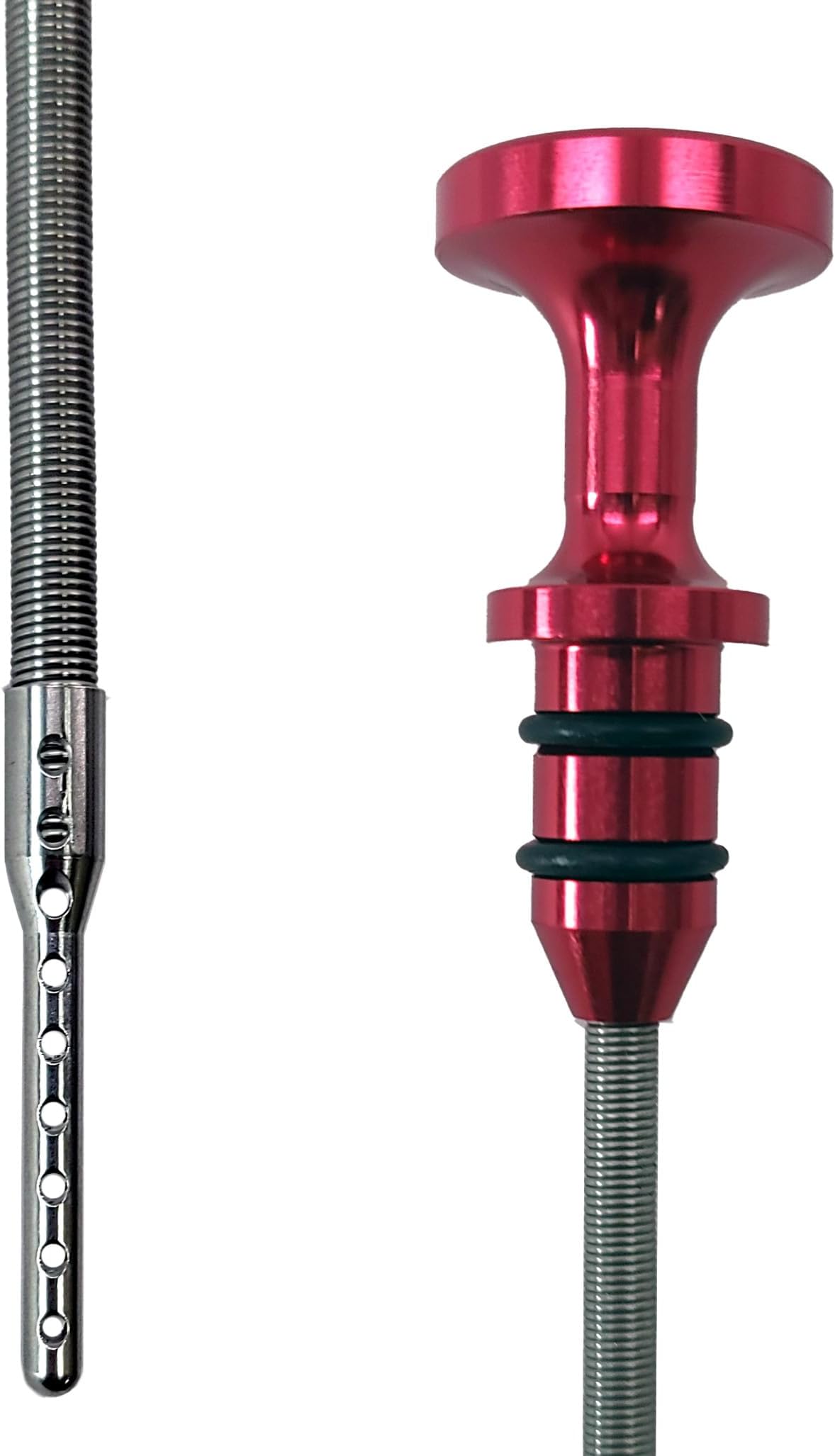 Engine Oil Dipstick | FLEXIBLE NO STICKING/BREAKING | Billet Aluminum Handle | Compatible with MINI Cooper | 2007-13 Hardtop + S | 2008-14-Club | 2009-15 Conv | Paceman Roadster Countryman