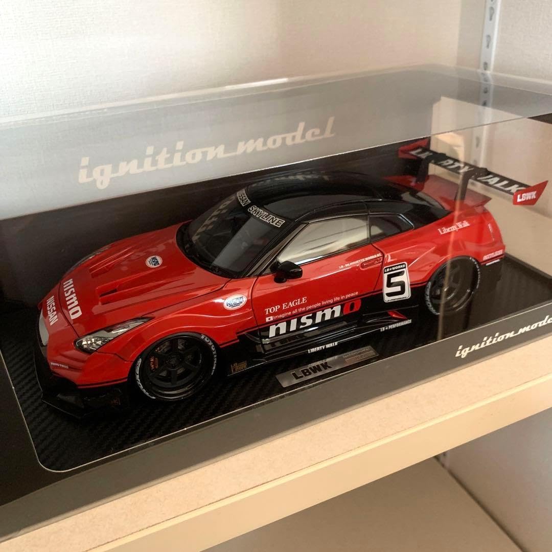イグニッションモデル LBWK R35 GTR 118 赤 シルエットワークス