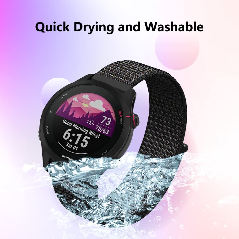 Bracelet En Cuir 22mm Pour Montres Connectées - Compatible Amazfit, Garmin, Huawei, Xiaomi, Samsung - Fermoir Acier, Réglable Longueur - 5