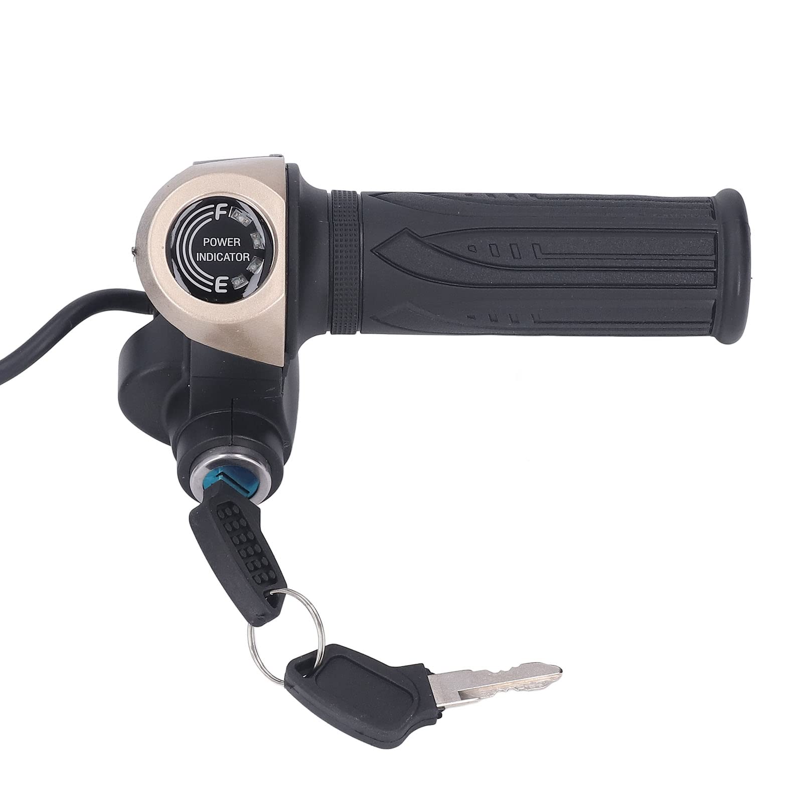 Poignée D'accélérateur LCD avec Contrôle Haute sensibilité pour Scooter électrique, Vélo Tout-Terrain, VTT, Vélo motorisé, écran LCD pour la sécurité de Conduite, Matériau ABS