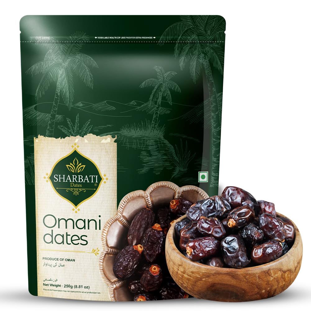 SHARBATI DATES Premium Omani Dates 250grams With High in Fibre & Rich Source of Iron | Gluten free | No Preservatives |100% Vegan | Wet Khajoor | khajur | Date Fruits (B0CT54GGPG) Amazon Price History, Amazon Price Tracker