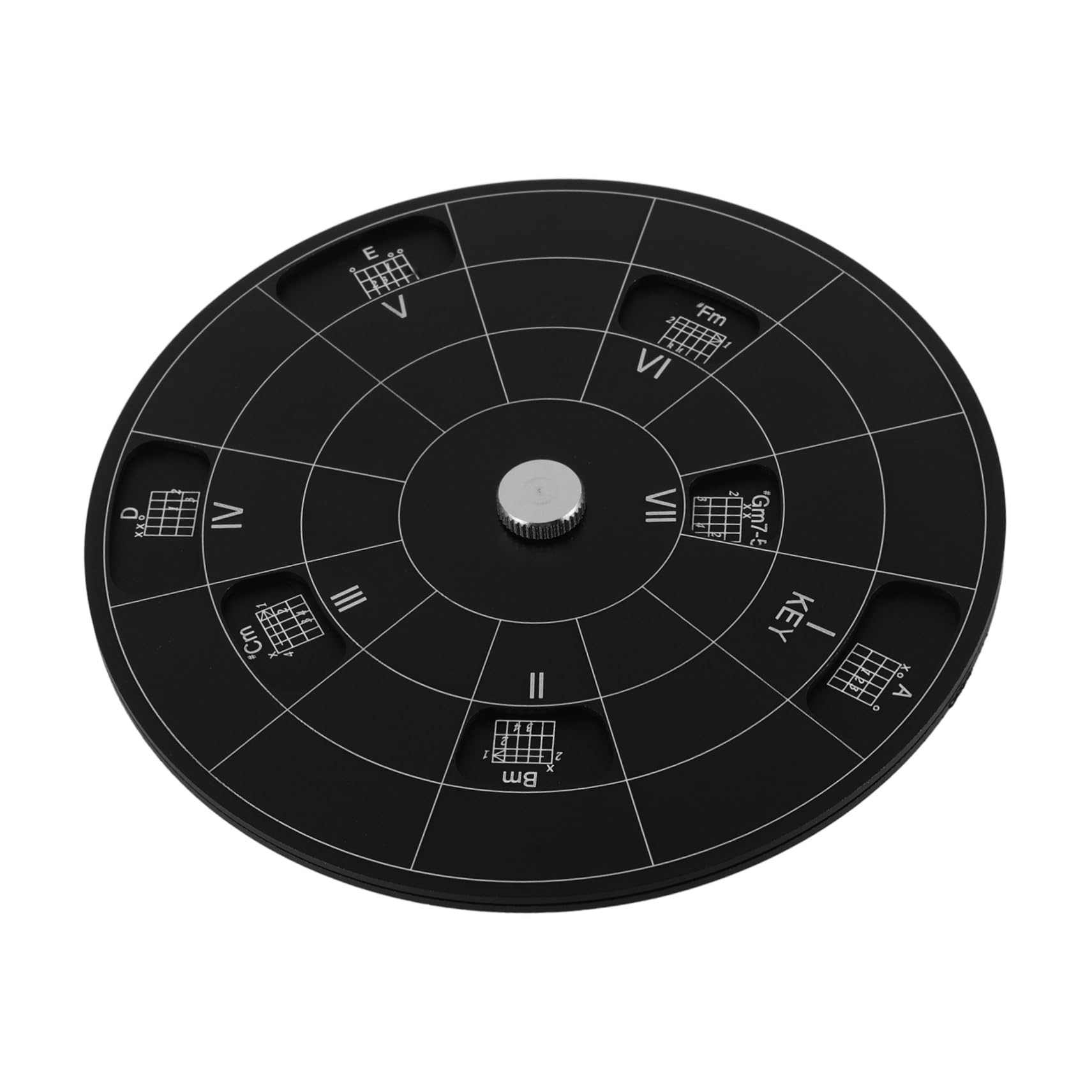 ibasenice 3stücke Guitar Chord Wheel Aus Aluminiumlegierung Musikalisches Hilfsmittel Zur Harmonielehre Leicht Und Langlebig Für Gitarrenanfänger Und Liebhaber